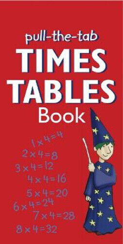 Pull-The-Tab Times Table Book: Interactive Times Tables from 1 to 12 in a