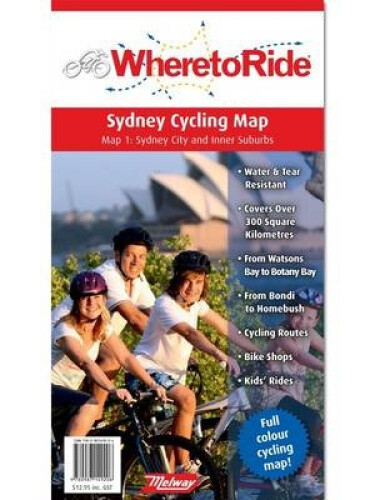 Sydney Map (WHERE TO RIDE) by Phil Latz