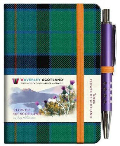 Flower of Scotland (Waverley Scotland Tartan Cloth Commonplace Notebook)
