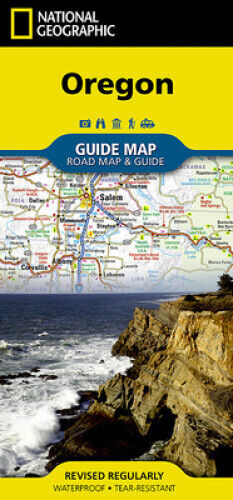 Oregon Map by National Geographic Maps