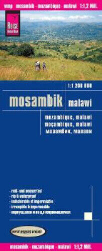 Reise Know-How Landkarte Mosambik, Malawi  1:1.200.000