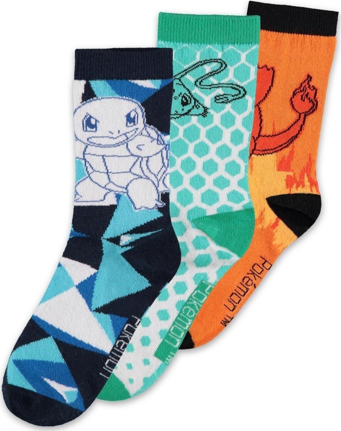 Pokemon: Crew Socks - Multicolor (Calzini Unisex Tg. 43/46) (3 Pack) -