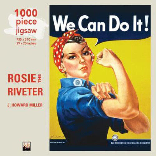 Adult Jigsaw Puzzle J Howard Miller: Rosie the Riveter Poster: 1000-Piece
