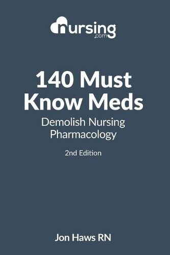 Jon Haws 140 Must Know Meds (Tascabile) Nursing Clinical Essentials
