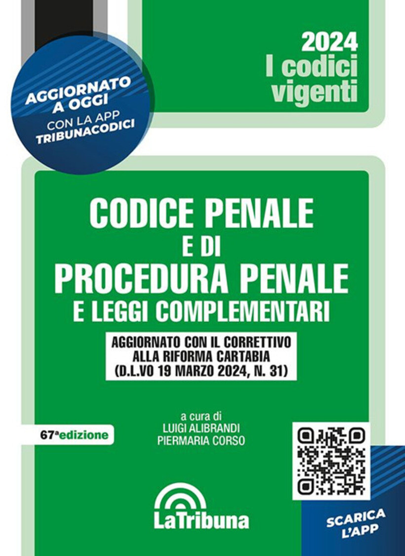 CODICE PENALE E DI PROCEDURA PENALE E LEGGI COMPLEMENTARI. CON APP