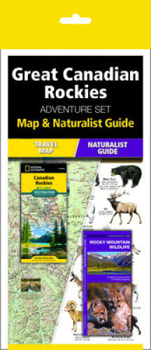 The Great Canadian Rockies Adventure Set: Trail Map & Wildlife Guide