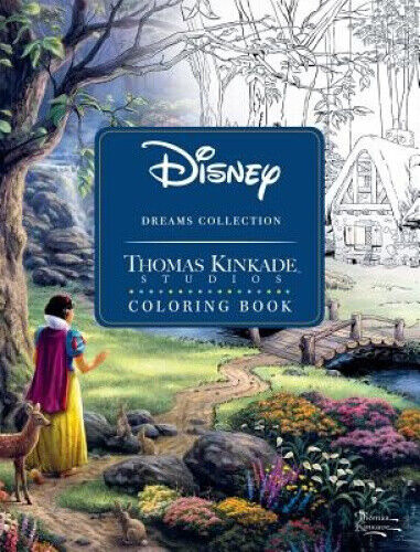 The Disney Dreams Collection Original Art by Thomas Kinkade Coloring Book