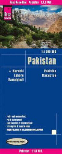Reise Know-How Landkarte Pakistan (1:1.300.000) [German]