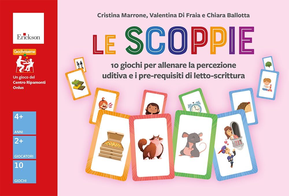 9788859039600 Le scoppie. 10 giochi per allenare la percezione u...tto-scrittura
