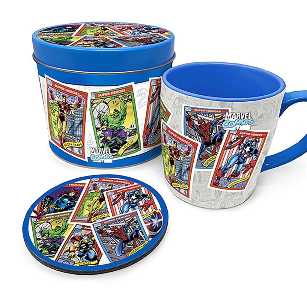 Marvel: Pyramid - Retro Collectors Cards Mug Tin Set -