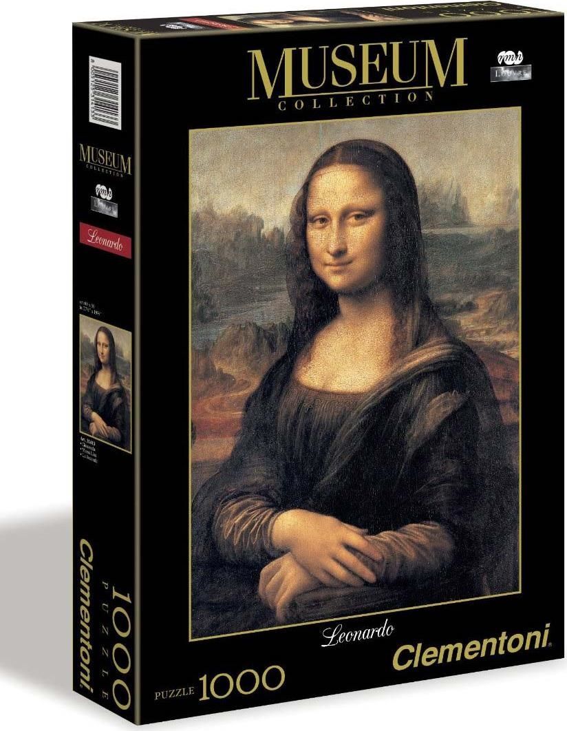 Merchandising Clementoni: Puzzle 1000 Pz - Museum Collection - Louvre - Leonardo