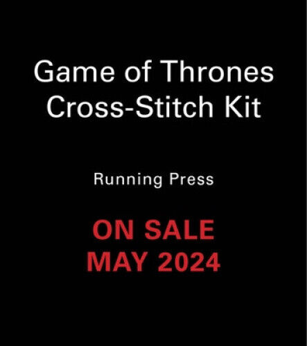 Game of Thrones Cross-Stitch Kit by Running Press