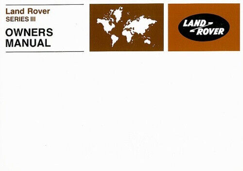 Land Rover Series 3 Handbook (Official Handbooks) by Land Rover Limited