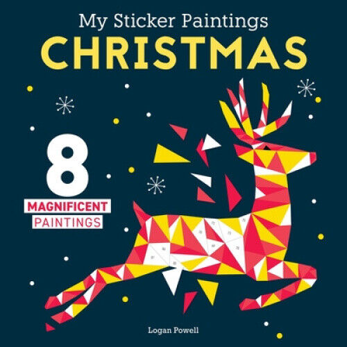 My Sticker Paintings: Christmas: 8 Magnificent Paintings (Happy Fox Books) for