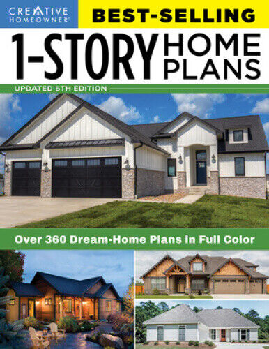 Best-Selling 1-Story Home Plans, 5th Edition: Over 360 Dream-Home Plans in