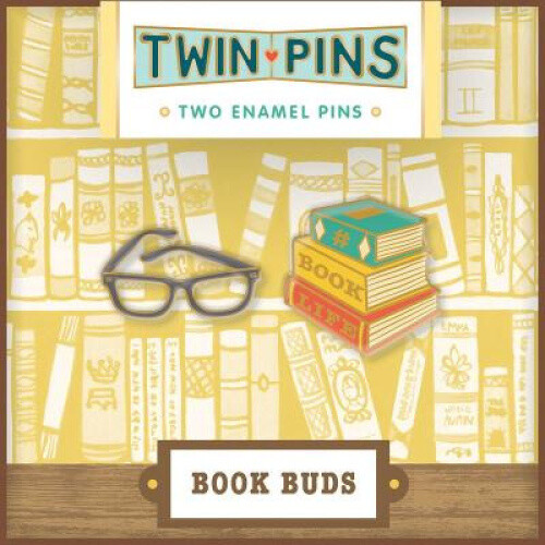 Book Buds: Two Enamel Pins (Twin Pins) by Chronicle Books