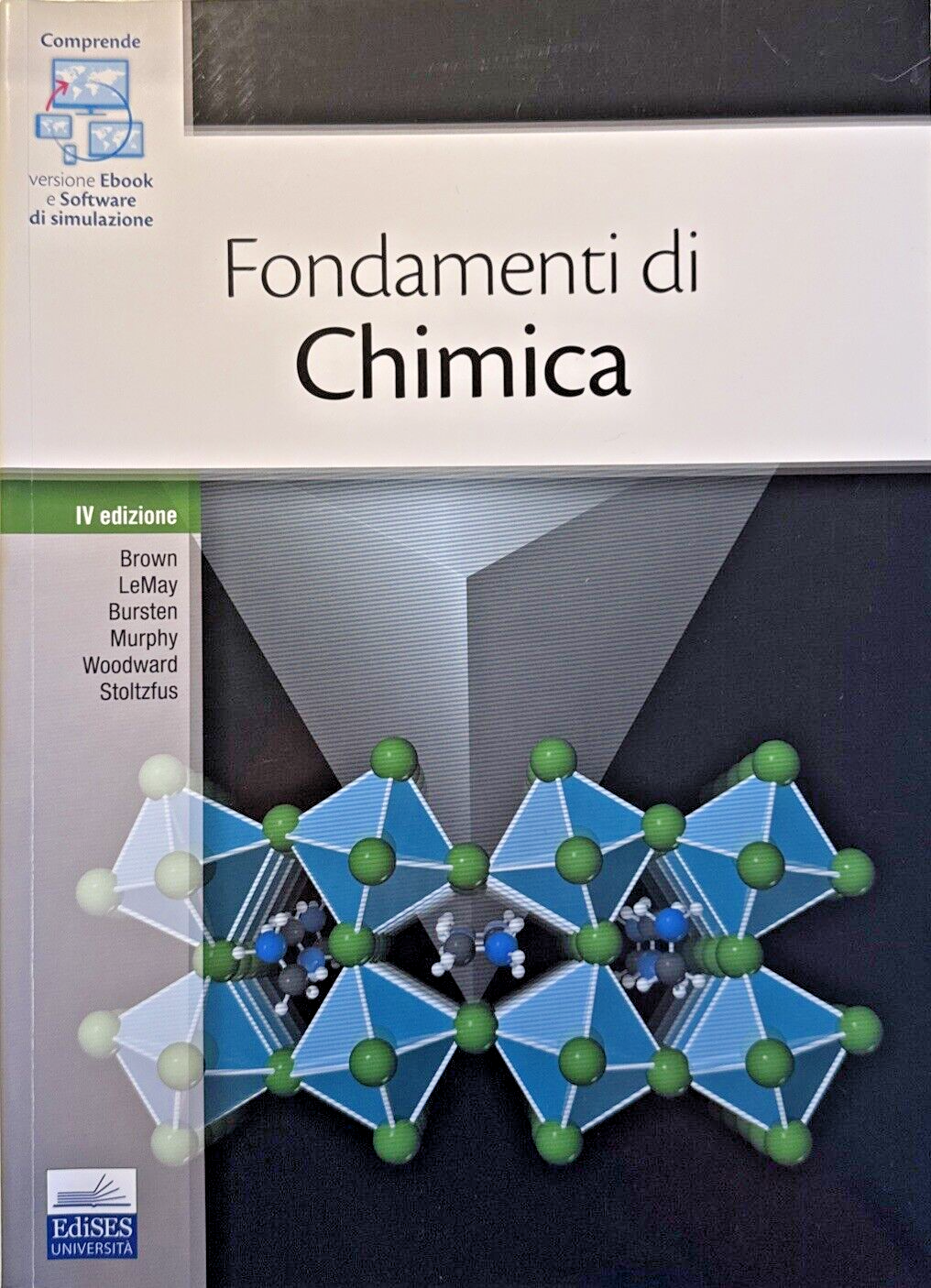Fondamenti di Chimica Brown-LeMay IV edizione Edises + EBook ISBN 9788879598538