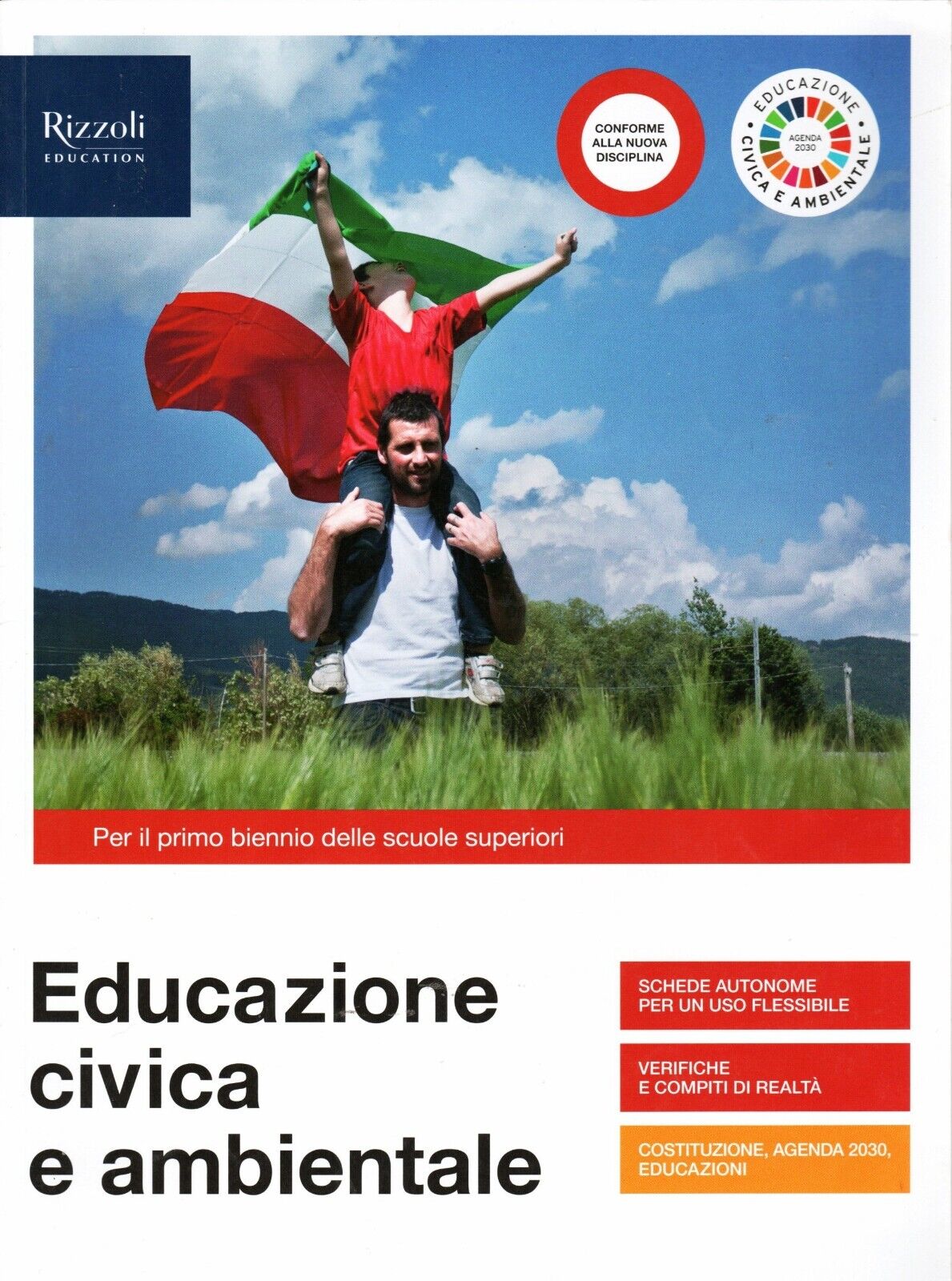 EDUCAZIONE CIVICA E AMBIENTALE - 1° biennio scuole sup - Rizzoli - NUOVO!!