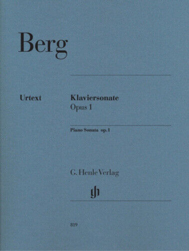 Berg, Alban - Klaviersonate op. 1 by Berg, Alban