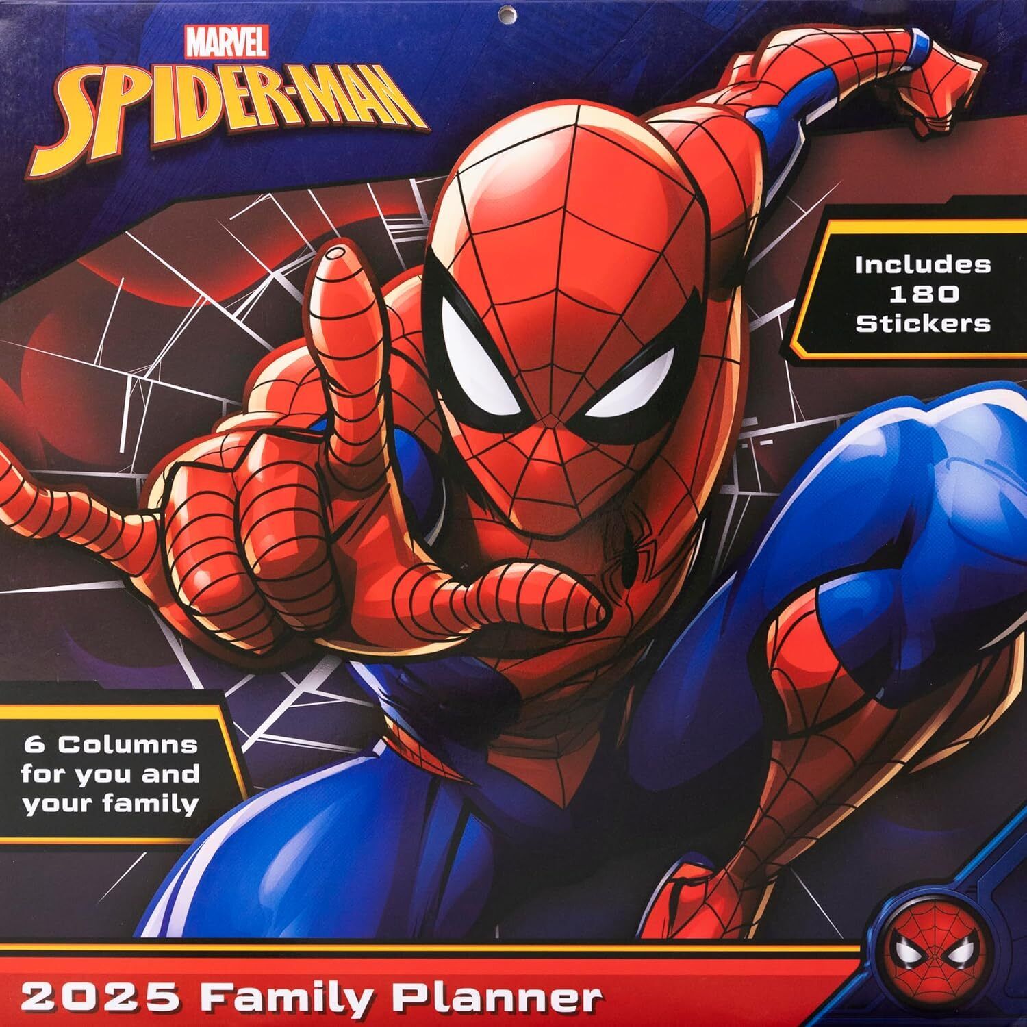 9781804231463 Family planner spiderman 2025 pyramid