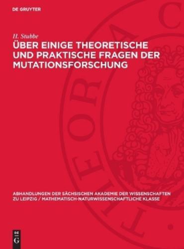 H Stubbe Über einige theoretische und praktische Fragen der M (Copertina rigida)