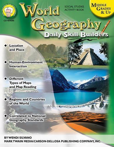 Wendi Silvano World Geography, Grades 6 - 12 (Tascabile) Daily Skill Builders
