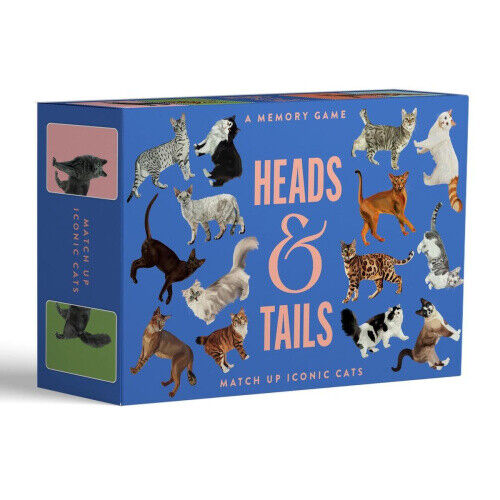 Heads & Tails: A Cat Memory Game Cards: Match up iconic cats by Zafra, Marta
