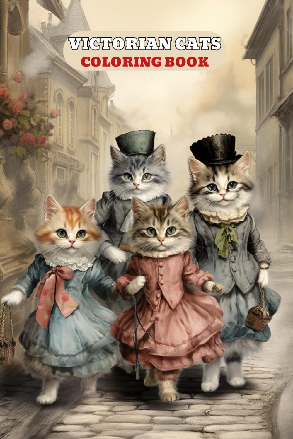 Generic generic Victorian Cats Coloring Book (Tascabile)