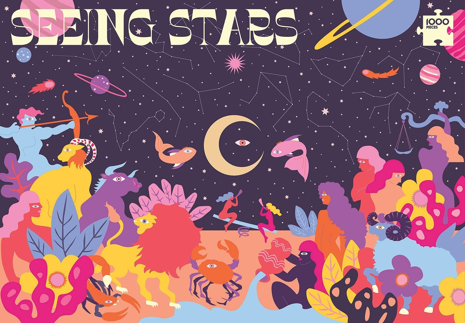 LIbri UK/US Hardie Grant Books Evi-O. Studio - Seeing Stars: 1000-Piece Jigsaw P