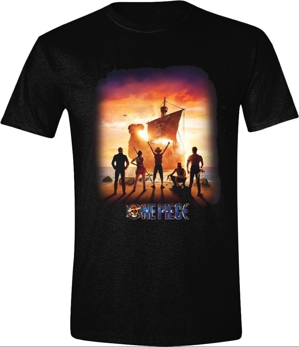 One Piece: Sunset Poster (T-Shirt Unisex Tg. S) -