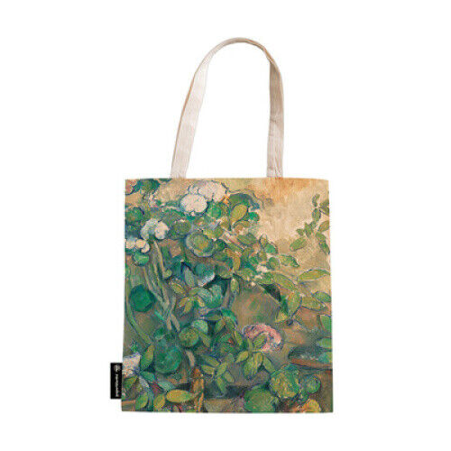 Cezanne’s Terracotta Pots and Flowers Canvas Bag by Paperblanks