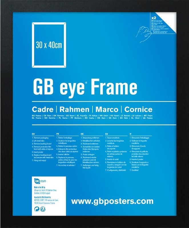 Gb Eye: Cornice Eton Nera 30x40cm -