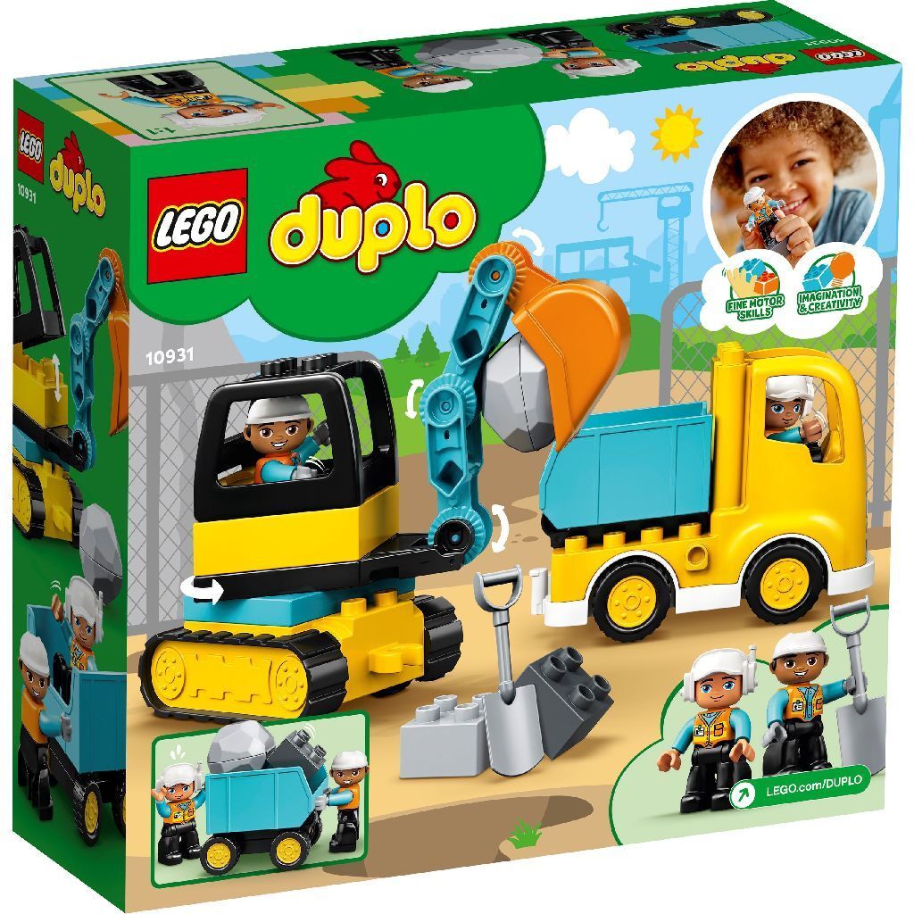 Merchandising Lego: 10931 - Duplo Town - Camion E Scavatrice Cingolata