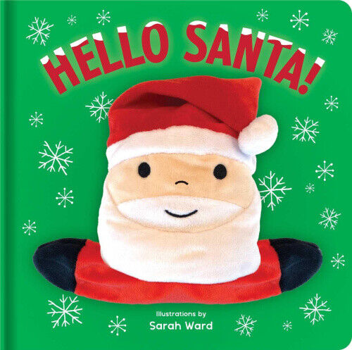 Hello Santa!: Hand Puppet Book: Board Book with Plush Hand Puppet (Huggable