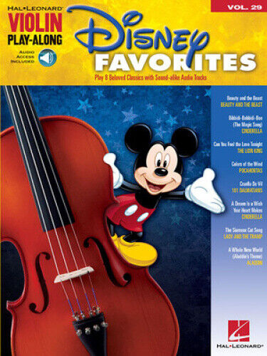 Violin Play-Along Volume 29: Disney Favorites (Book/Online Audio)