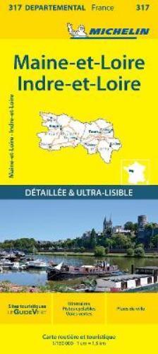 Michelin Indre-et-Loire Maine-et-Loire - Michelin Local Map 317 (Map)