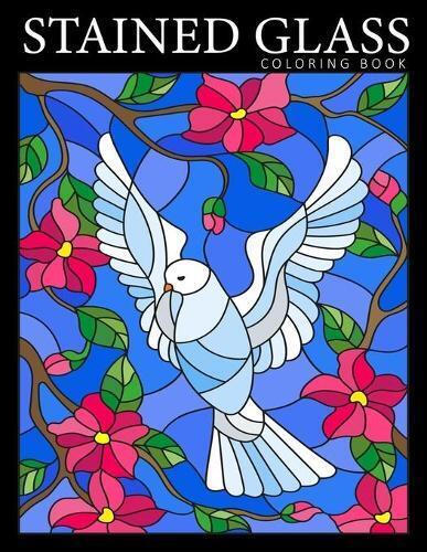 Bold Coloring Books Stained Glass Coloring Book (Tascabile)