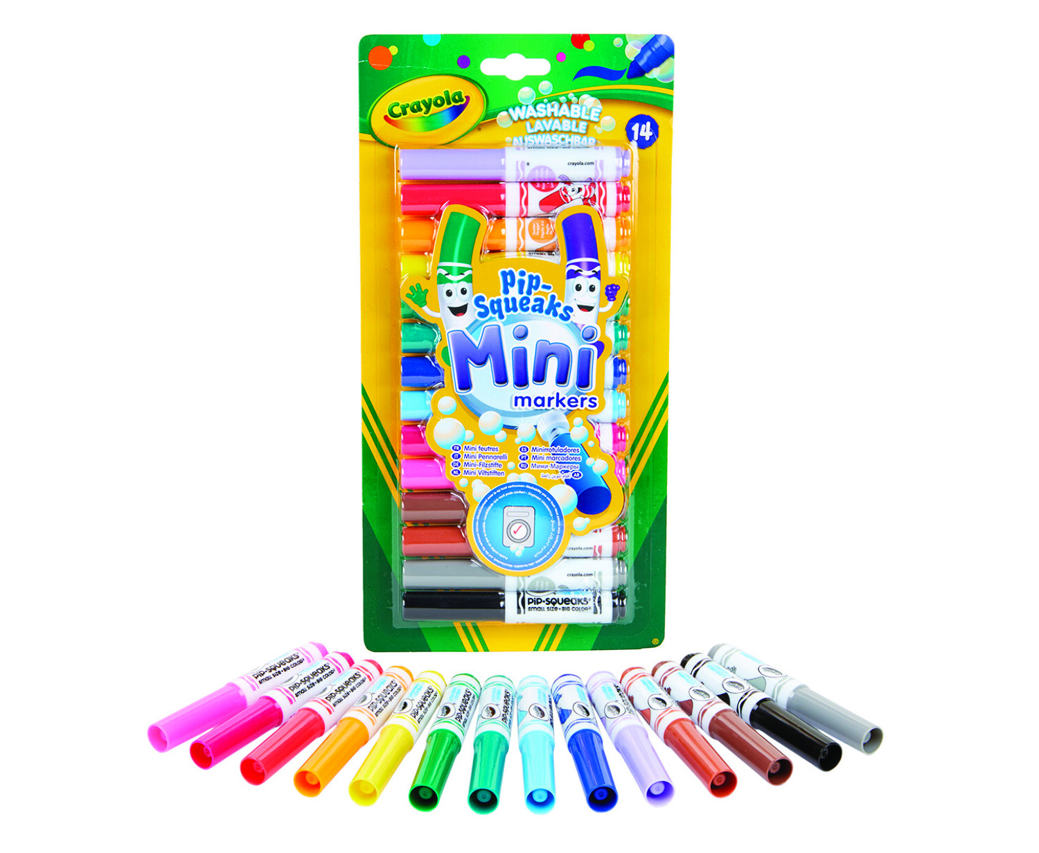 Crayola: 14 Mini Pennarelli Lavabili -