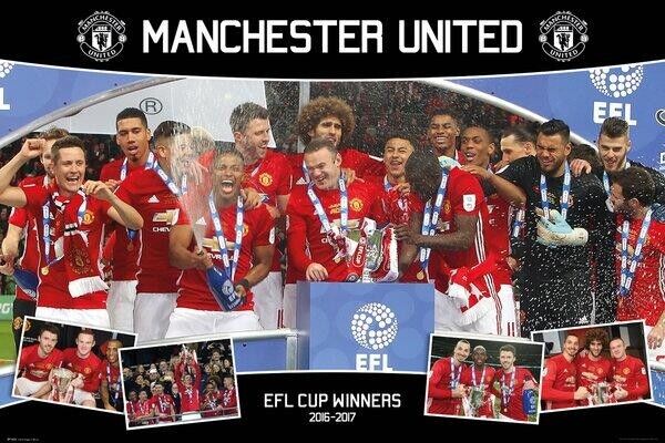 Manchester United: Efl Cup Winners 16/17 (Poster Maxi 61x91,5 Cm) -