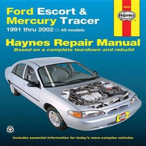 Ford Escort & Mercury Tracer Automotive Repair Manual: 91-02 (Haynes