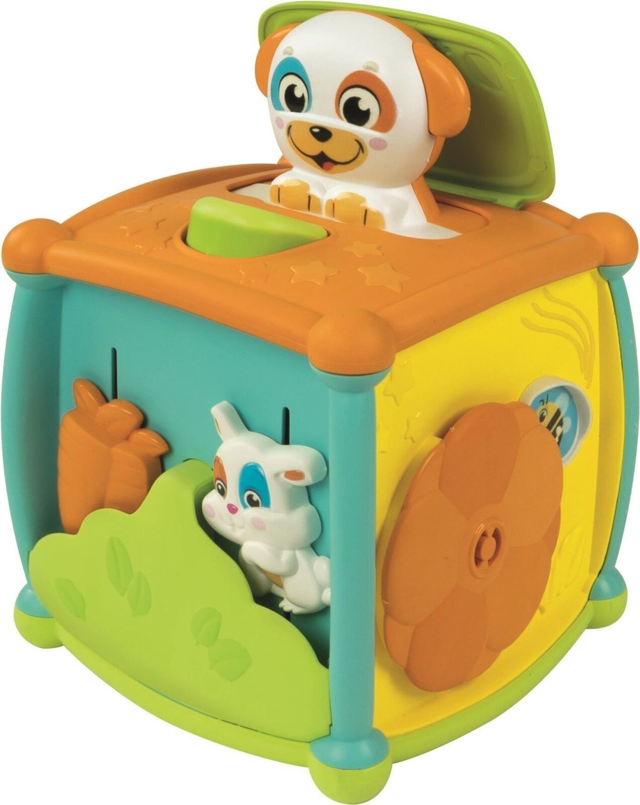 Clementoni: Baby Peek-A-Boo Activity Cube -