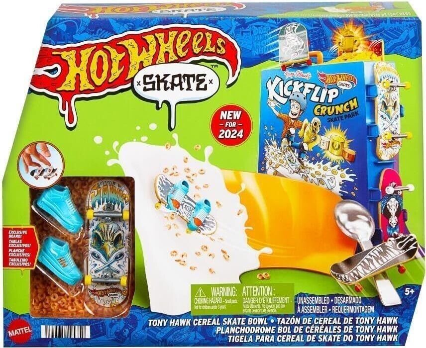 Hot Wheels: Mattel - Skate Park Box Di Cereali -