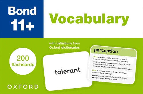 Bond 11+: Bond 11+ Vocabulary Flashcards for Ages 9-11: 200 flashcards ready