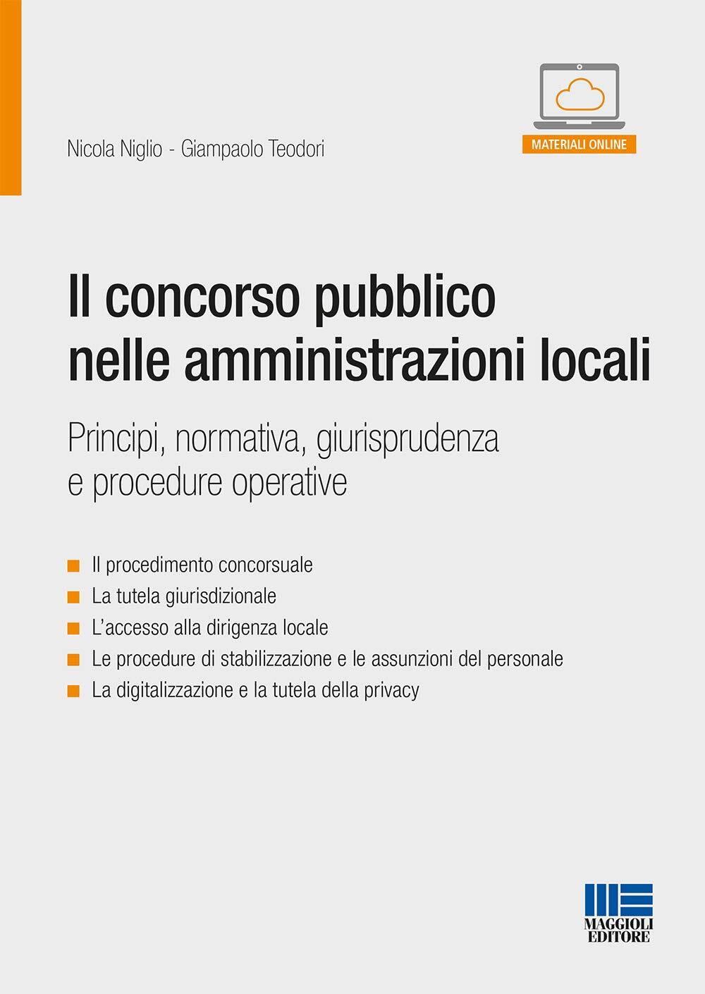 9788891637741 Il procedimento concorsuale nelle amministrazioni ...ure operative