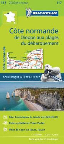 Normandy Coast - Zoom Map 117 by Michelin