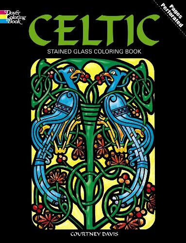 Celtic Stained Glass Colouring Book (Dover Design Stained Glass Colouring Book)