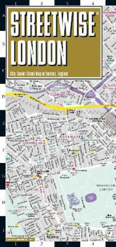 Streetwise London Map - Laminated City Center Street Map of London, England: