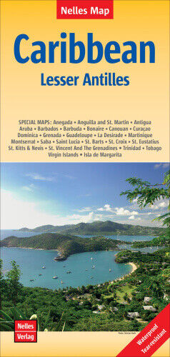 Nelles Map Caribbean: Lesser Antilles 1:150 000 ; 500 000; 2 500 000