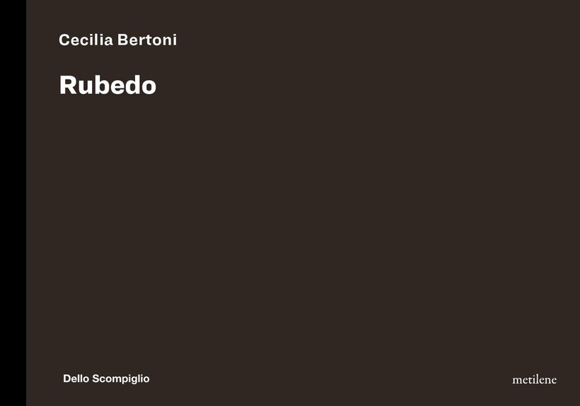 RUBEDO. EDIZ. ITALIANA E INGLESE - BERTONI CECILIA 9791281348295