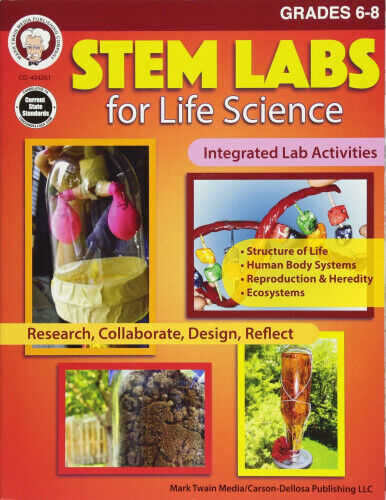 Stem Labs for Life Science, Grades 6 - 8 by Cameron, Schyrlet